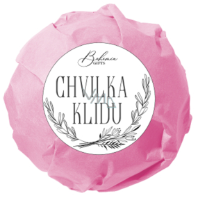 Bohemia Gifts Chvilka klidu šumivá pěnivá koule do koupele 100 g
