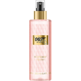 James Bond 007 Raspberry Velvet parfémovaný tělový sprej pro ženy 250 ml
