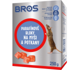 Bros Bloki parafinowe na myszy i szczury 250 g
