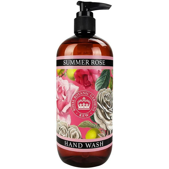 English Soap Letní růže tekuté mýdlo dávkovač 500 ml