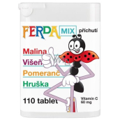 Ferda Mix witamina C suplement diety ze słodzikami 60 mg 35 g 110 tabletek