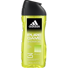 Adidas Pure Game 3w1 żel pod prysznic do ciała, włosów i twarzy dla mężczyzn 250 ml