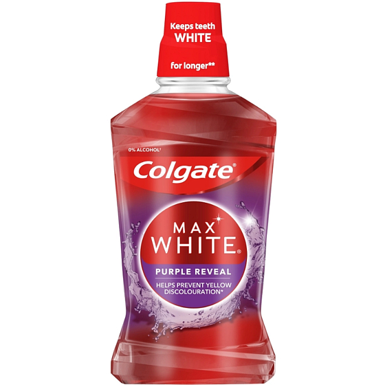 Colgate Max White Purple Reveal wybielająca płyn do ust 500 ml