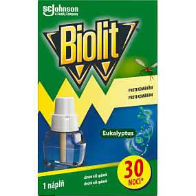 Biolit wkład do elektrycznego nawilżacza Eukaliptus 30 nocy, 21 ml