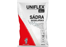 Uniflex gips biały, modelarski, 1 kg