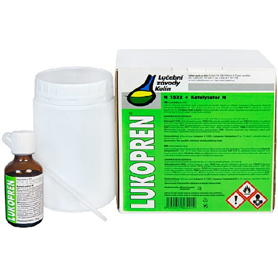 Lukopren N 1522 uniwersalna masa kauczukowa pasta 1 kg + katalizator N, 30 g + pipeta