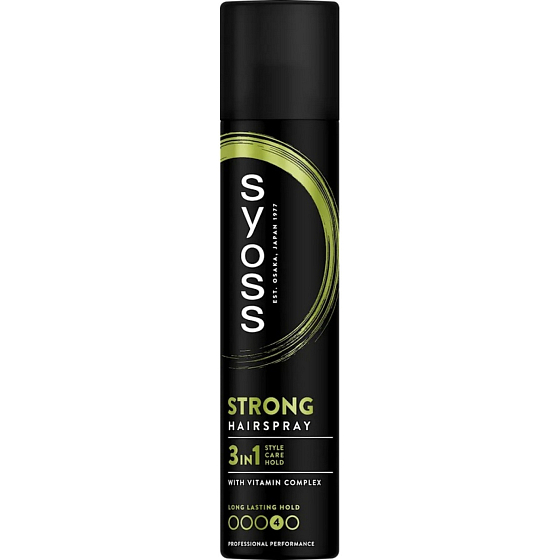 Syoss Strong 3v1 lak do włosów 300 ml