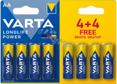 Varta High Energy, baterie AA, alkalické, 8 ks