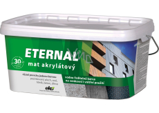 Eternal mat akrylátový univerzální barva na dřevo kov beton, 10 palisandr, 2,8 kg
