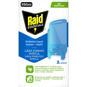 Raid Essentials świetlny łapacz owadów z wkładem