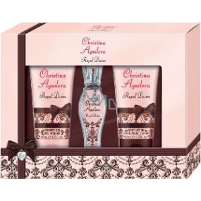 Christina Aguilera Royal Desire parfémovaná voda pro ženy 15 ml + sprchový gel 50 ml + telové mléko 50 ml, dárková sada Christina Aguilera Royal Desire parfémovaná voda pro ženy 15 ml + sprchový gel 50 ml + telové mléko 50 ml, dárková sada