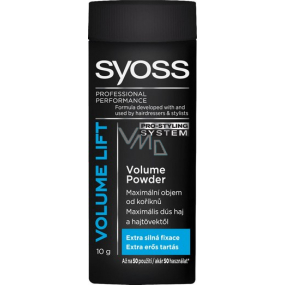 Syoss Volume Lift pudr pro maximální objem od kořínků 10 g extra silná fixace Syoss Volume Lift pudr pro maximální objem od kořínků 10 g extra silná fixace