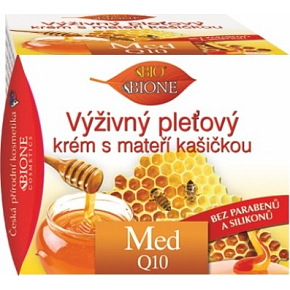 Bione Cosmetics Miód i Q10 odżywczy krem do twarzy z mleczkiem pszczelim 51 ml