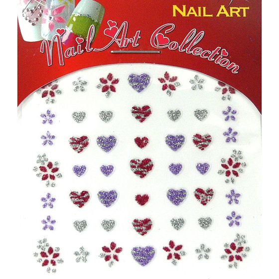Absolute Cosmetics Nail Art samolepicí nálepky na nehty GNS 25 1 aršík