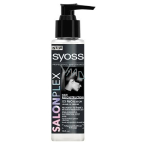 Syoss SalonPlex Hair Reconstruction neoplachové sérum pro chemicky ošetřované a mechanicky namáhané vlasy 100 ml