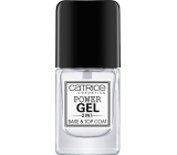 Catrice Power Gel 2in1 Base & Top Coat podkładový i krycí lak na nehty 10 ml