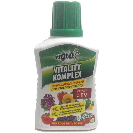 Agro Vitality Komplex urychlovač hnojení pro všechny rostliny 250 ml