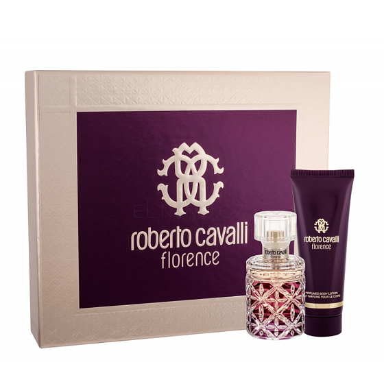 Roberto Cavalli Florence parfémovaná voda pro ženy 50 ml + tělové mléko 75 ml, dárková sada