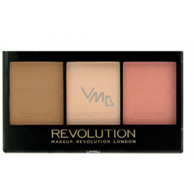 Makeup Revolution Ultra Sculpt & Contour Kit rozjasňující konturovací sada C01 11 g