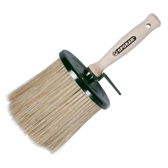 Spokar Štětka malířská kulatá, čistá štětina, dřevěné držadlo, ? 132 mm, č.10