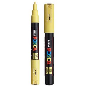 Posca Uniwersalny akrylowy marker 0,7 - 1 mm żółty PC-1M