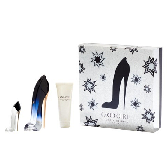 Carolina Herrera Good Girl Légére parfémovaná voda pro ženy 50 ml + tělové mléko 75 ml + parfémovaná voda mini 7 ml, dárková sada