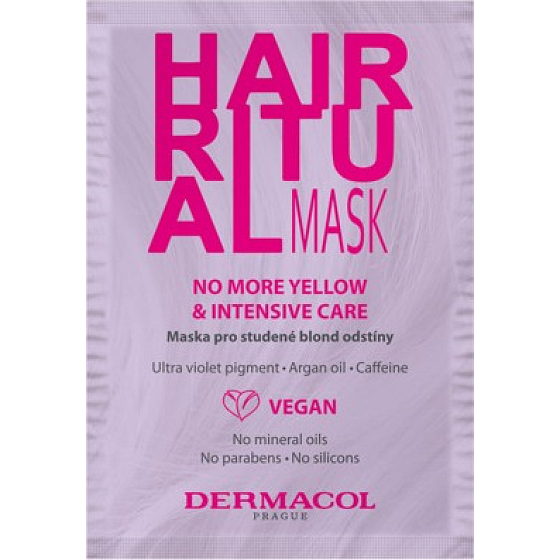 Dermacol Hair Ritual maska dla zimnych blond odcieni 15 ml