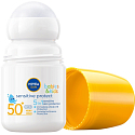 Nivea Sun Babies & Kids Sensitive Protect OF50 5v1 mléko na opalování v kuličce pro děti 50 ml