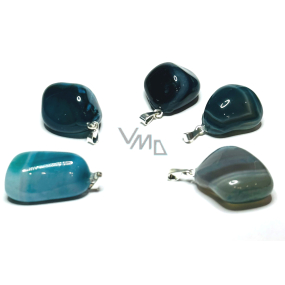 Achat niebiesko-zielony Troml kamień naturalny, 2,2-3 cm, 1 szt., symbolizuje żywioł ziemi Achat niebiesko-zielony Troml kamień naturalny, 2,2-3 cm, 1 szt., symbolizuje żywioł ziemi