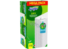 Swiffer Dry zapasowe ściereczki do podłogi 72 sztuk