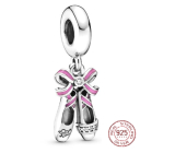 Zawieszka ze srebra 925 Baletki, charms do bransoletki