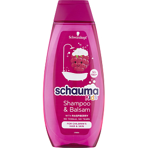 Schauma szampon i balsam Kids z ekstraktem z maliny, 400 ml