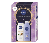 Nivea Smooth Moment Masło Shea Żel pod prysznic 250 ml + Nivea Smooth Sensation Mleczko do ciała 250 ml, zestaw kosmetyczny dla kobiet