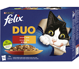 Felix Fantastic DUO kapsičky pro kočky, výběr v želé 12× 85 g