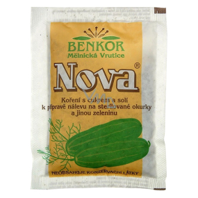 Benkor Nova koření k přípravě nálevu na okurky a zeleninu 100 g Benkor Nova koření k přípravě nálevu na okurky a zeleninu 100 g