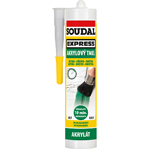 Soudal Express akrylowy tmel, przetłaczalny, biały, 300 ml