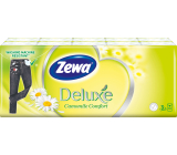 Zewa Deluxe Camomile Comfort 3 warstwowe chusteczki higieniczne, 10× 10 szt.