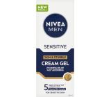 Nivea Men Sensitive żel kremowy do wrażliwej skóry i zarostu, 50 ml