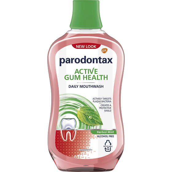 Parodontax płyn do ust Active Gum Health Herbal Mint, 500 ml