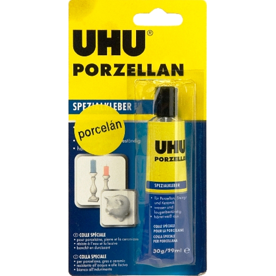 Uhu Porzellan lepidlo na porcelán, keramiku, kameninu a mramor 30 g