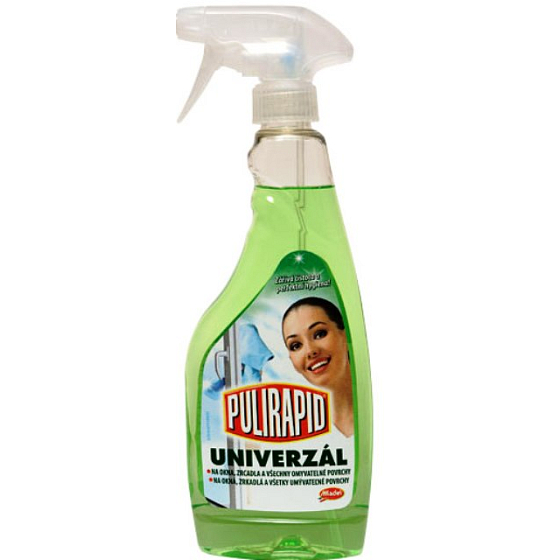 Pulirapid Univerzál univerzální čistič čistič oken, zrcadel rozprašovač 500 ml