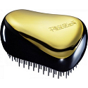 Tangle Teezer Compact Profesionální kompaktní kartáč na vlasy, Gold Fever černo-zlatý