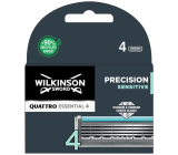 Wilkinson Sword Quattro Titanium Sensitive wymienne wkładki 4 sztuki