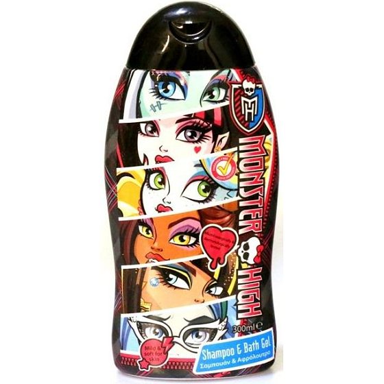 Mattel Monster High 2v1 šampon a sprchový gel pro děti 300 ml