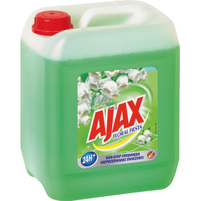 Ajax na podlahy i powierzchnie Floral Fiesta Spring Flowers uniwersalny środek czyszczący, konwalie, 5 l