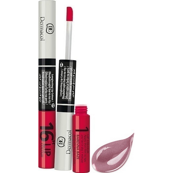 Dermacol 16H Lip Colour dlouhotrvající barva na rty 09 3 ml a 4,1 ml