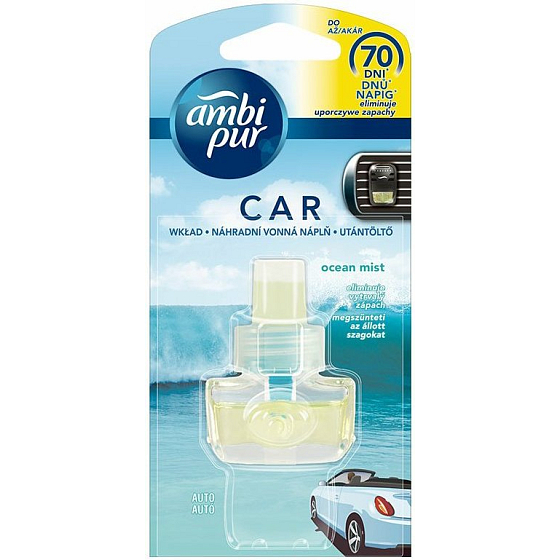 Ambi Pur Car Ocean Mist náhradní náplň 7 ml