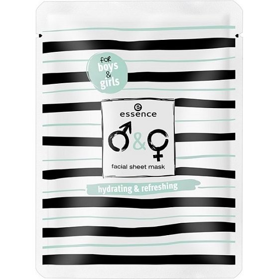 Essence Boys & Girls Facial Sheet Mask maska na obličej 01 Im Fresh What About You?! 1 kus