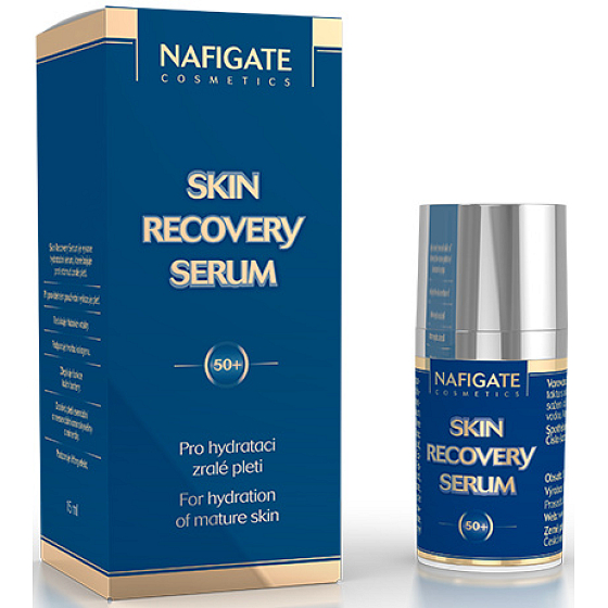 Nafigate Cosmetics Skin Recovery hydratační sérum bojuje proti stárnutí pleti, určené pro zralou pleť 50+ 15 ml