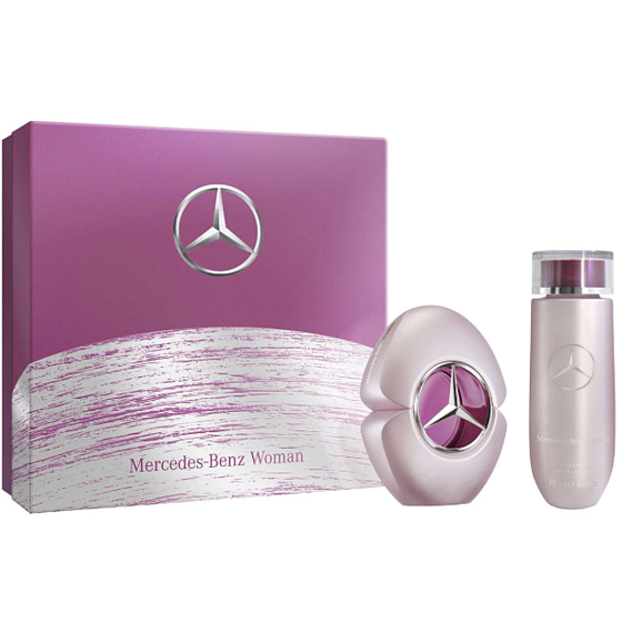 Mercedes-Benz Woman Eau de Parfum parfémovaná voda pro ženy 60 ml + tělové mléko 125 ml, dárková sada